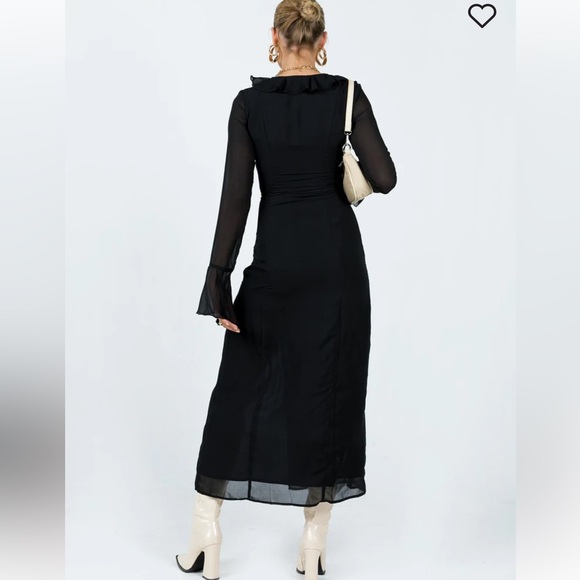 NWOT ROSALIA MAXI DRESS BLACK - Picture 6 of 8